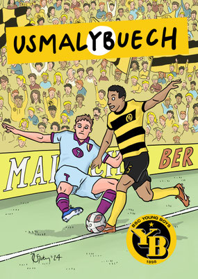 Titelbild des Malbuchs für den BSC Young Boys. 