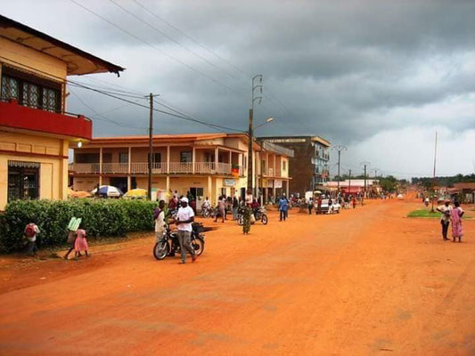 Akonolinga. Une vue de la ville