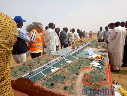 Maquette du pont Yagoua-Bongor 2020