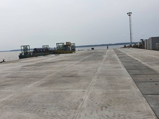Le nouveau quai polyvalent du Terminal Bois du PAD