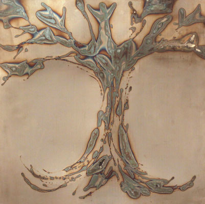 Albero della vita I,2014,50 x 50 cm,ferro