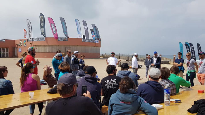compétition sur kite en médoc