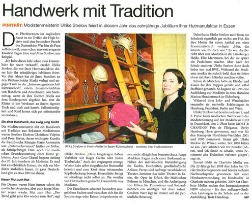 August 2010, Deutsches Handwerksblatt