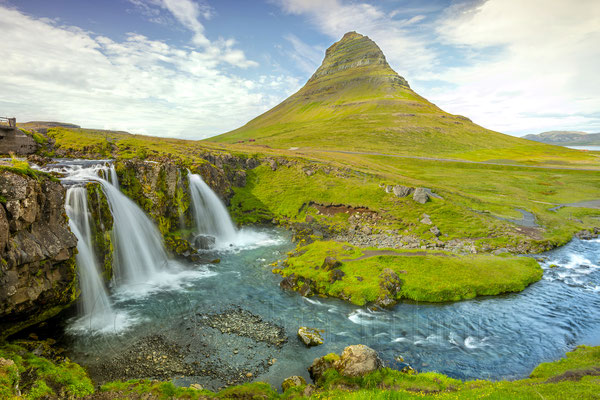 Kirkjufell and Kirkjufellsfoss, Iceland