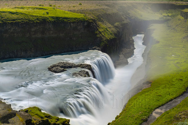 Gullfoss Waterfall. Iceland