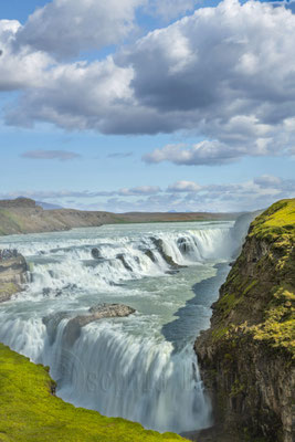 Gullfoss Waterfall. Iceland