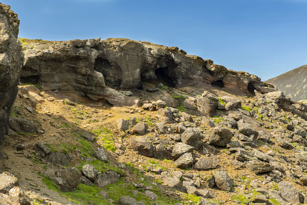 Soenghellir caves, Iceland
