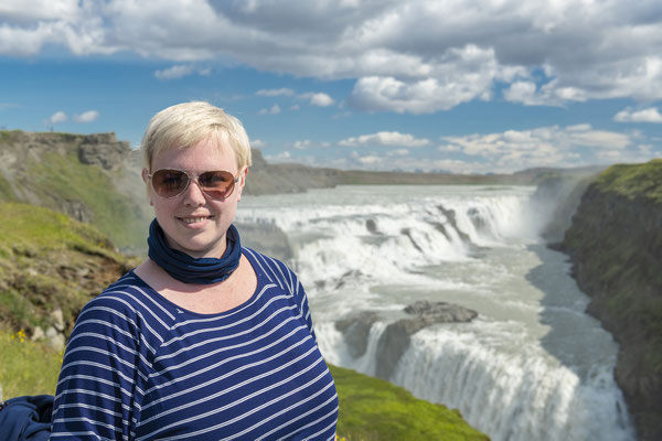 Gullfoss Waterfall. Iceland