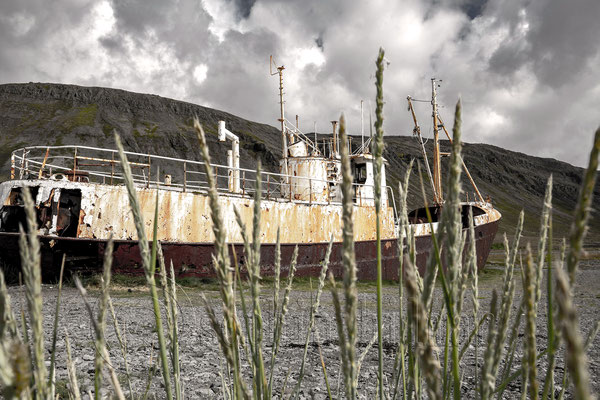 Gardar ship wreck BA64, Patreksfjördur, Iceland