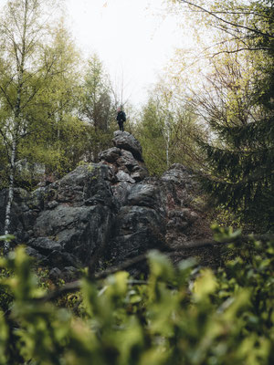 Teufelsfelsen bei Waldhölzbach