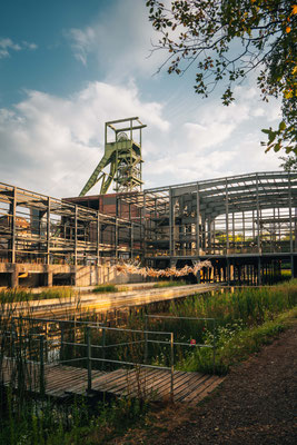 Wassergarten und Förderturm - Erlebnisort Reden