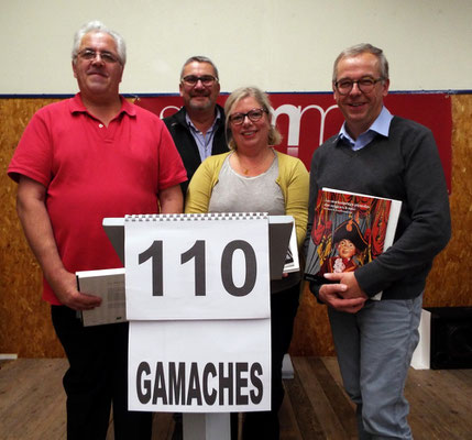 L'équipe de la ville de Gamaches accompagnée de Monsieur le Maire