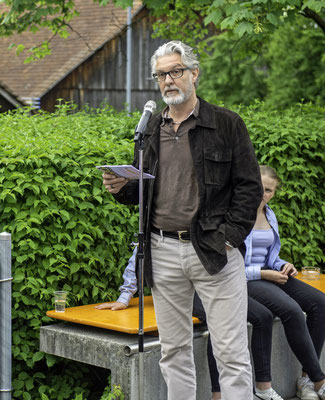 Begrüssung Gemeinde-Präsident von Langnau, Reto Grau (RM)