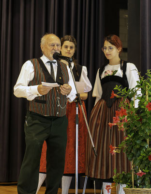 Konzerteröffnung durch OK-Präsident Hans Peter Schumacher (RM)