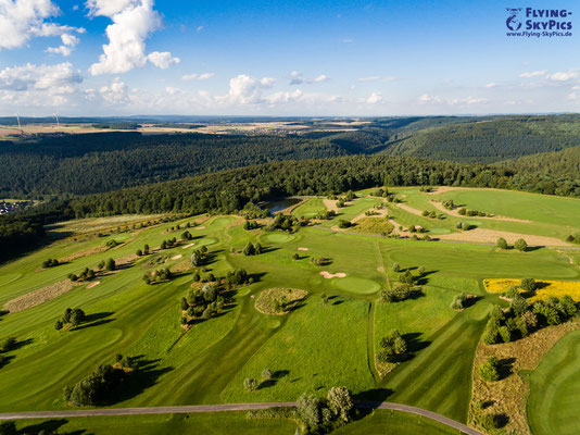 Schöner Panoramablick aus der Luft