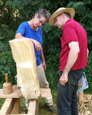 Holzbildhauen in der Eifel - Brele Scholz