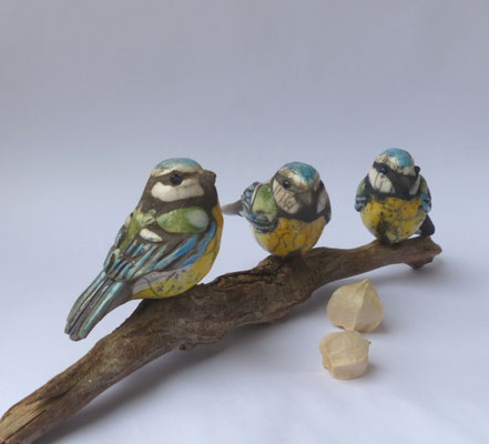 oiseau en raku d'Anne Tassin