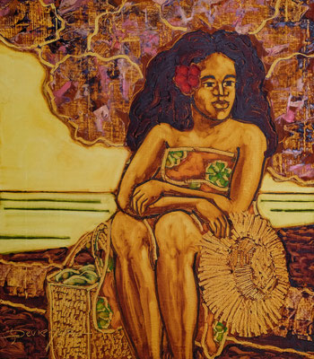 N°47 DEVIENNE Tiai mai ! HST 63 x 54 cm 2026