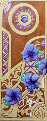 N°17 Hibiscus Australensis Mixte/toile 50x20 2025