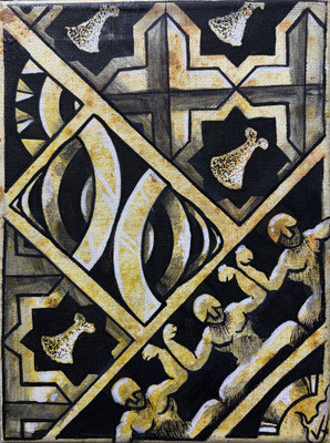 N°2 Itoito Mixte/toile 24x18 2025