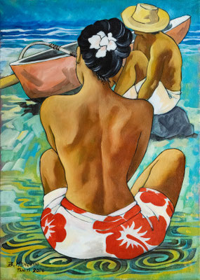 N°30 MENGHINI Heures solaires Huile sur toile 46 x 33 cm 2026