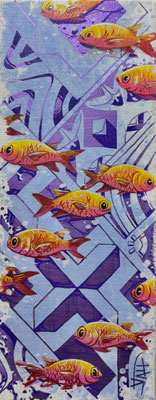 N°15 I'ihi Mixte/toile 50x20 2025