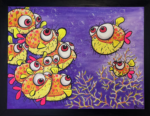 N°5073 TEVAVAE Huehue Mixte/toile 60x80 2025