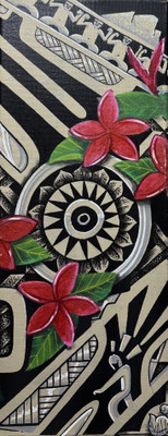 N°13 Tipanier Mixte/toile 50x20 2025