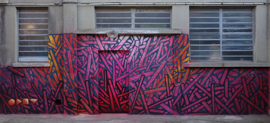 Façade de L'Antifactory, Ivry/seine 2017