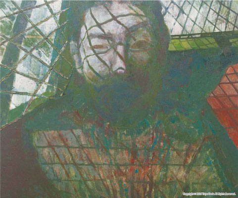 self-portrate　1997 キャンバスに油絵具　Original 606×727 mm