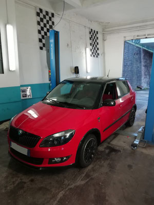 Remplacement disques/plaquettes AR - Skoda Fabia