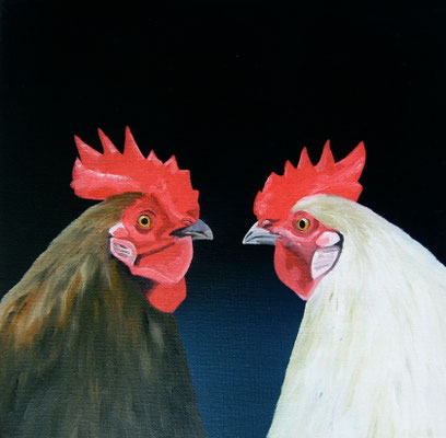 10, 2012, Oil on Canvas, 30 x 30 cm
