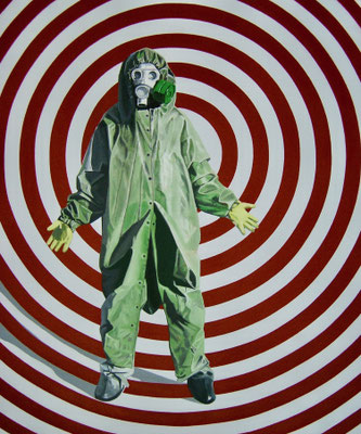 P 34, 2018, Oil on Canvas, 60 x 50 cm