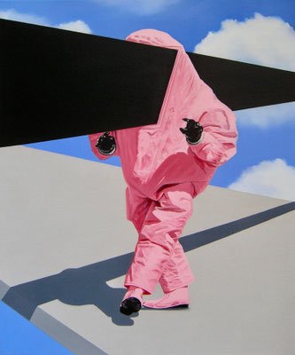 P 13, 2018, Oil on Canvas, 60 x 50 cm