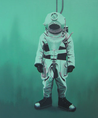 P 15, 2018, Oil on Canvas, 60 x 50 cm