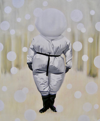 P 02, 2018, Oil on Canvas, 60 x 50 cm
