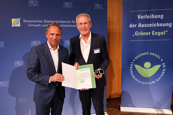 Bay. Umweltminister Thorsten Glauber und Heinz Armer
