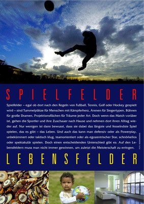 Konzeption + Chefredaktion des Buchwerks SPIELFELDER - LEBENSFELDER für die OSB