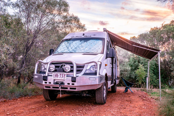 MWB Sprinter Camper 4x4 with ECB bullbar