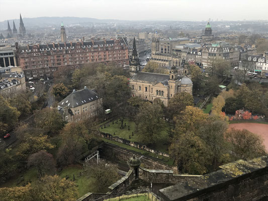 Edinburgh Château vue sur la ville