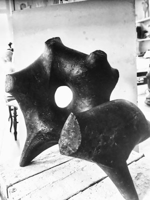 abstrakte skulptur von karlheinz engelin