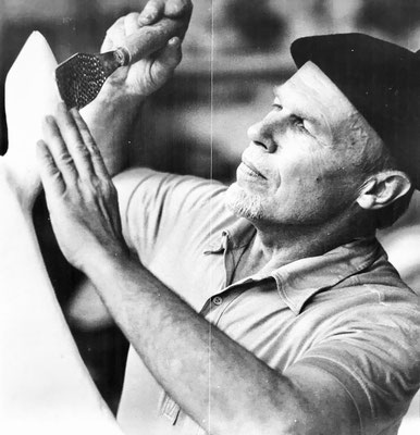 karlheinz engelin im atelier