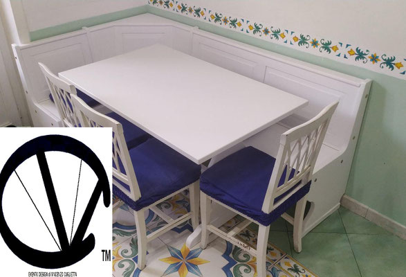 ANGOLO PANCA COLORE BIANCO COPRENTE