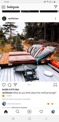 Auch auf Instagram hole ich mir regelmässig Inspiration vom #vanlife