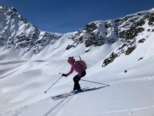 Sulzabfahrt vom Piz Champatsch