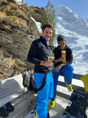 Roger vor der berühmten Eigernordwand...