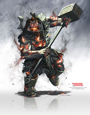 Firegaunt Giant | ©2023 Wizards Of The Coast LLC - Glory of the Giants