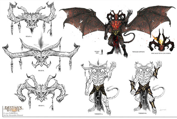 Matar as a demon - Character Design  | © 2021 Fobia d.o.o -Destiny's Divide