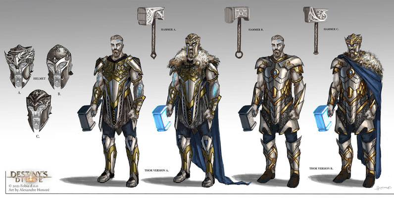 Thor- Character Design  | © 2021 Fobia d.o.o -Destiny's Divide