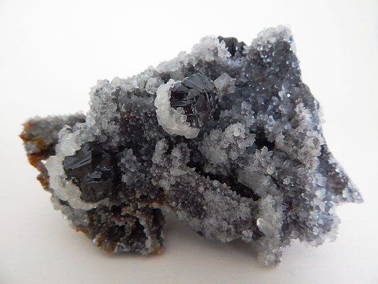 Zinkblende, Calcit - Shuikoushan, China